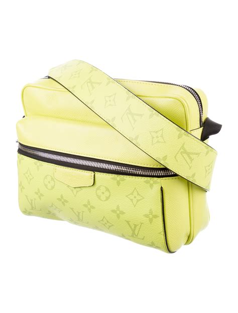 louis vuitton yellow messenger bag